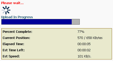 File Upload Progress Bar Indicator w/ Uber-Uploader