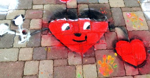 Hearts - Children Paintins Hearts - Children Paintins