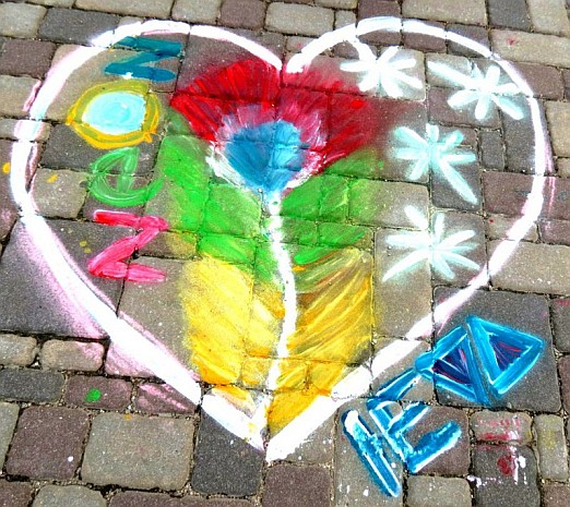 Hearts - Children Paintins Hearts - Children Paintins