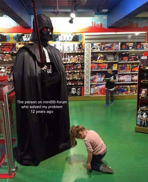 Gratitude for miniBB solution meme :)