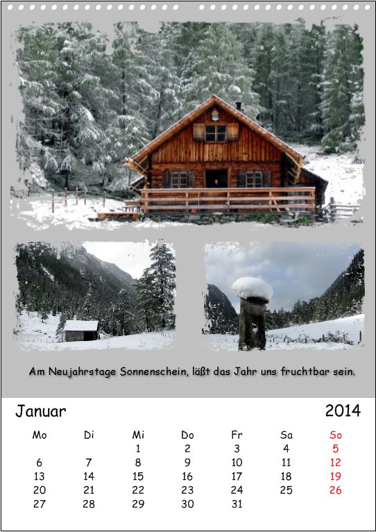 Vacation in Lungau, January