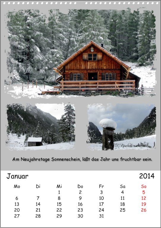 Vacation in Lungau, January Vacation in Lungau, January