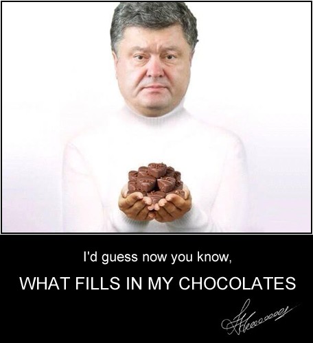Poroshenko. The Chocolates Emperor. Poroshenko. The Chocolates Emperor.