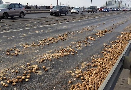 Potatoed Bridge, Riga