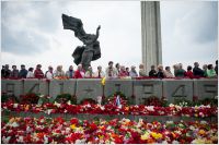 May 9th, 2014, Riga. Full of flowers