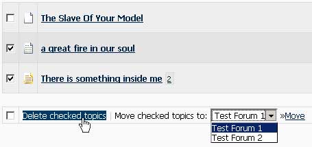 Multiple Topics Action add-on's screenshot