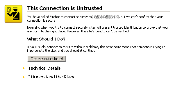 Untrusted Connection