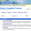 Pako's English